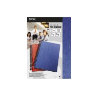   Spirál hátlap FORNAX A/4 250gr 1/100 matt (bőrhatású) kék