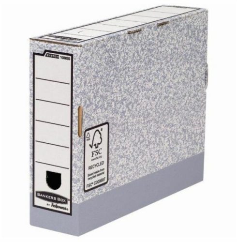 Archiváló doboz 80 mm, FELLOWES Bankers Box System 10 db/csomag,