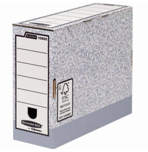 Archiváló doboz 100 mm, FELLOWES Bankers Box System 10 db/csomag,