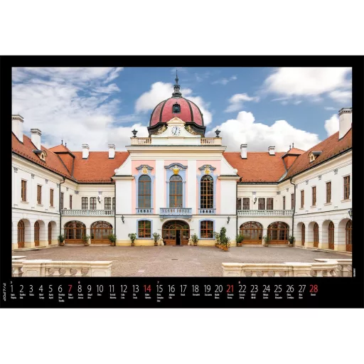 Falinaptár képes 460x320mm, Magyarország Realsystem 2026.