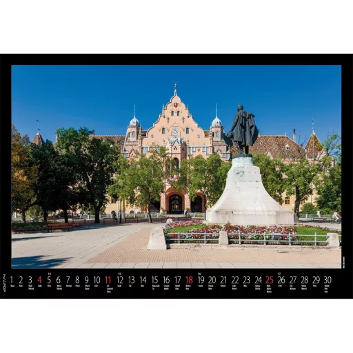 Falinaptár képes 460x320mm, Magyarország Realsystem 2026.