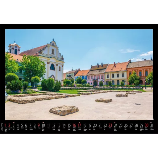 Falinaptár képes 460x320mm, Magyarország Realsystem 2026.