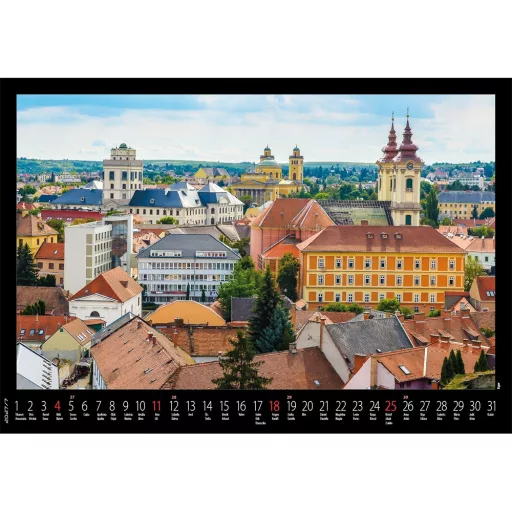 Falinaptár képes 460x320mm, Magyarország Realsystem 2026.