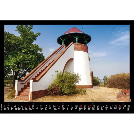 Falinaptár képes 460x320mm, Magyarország Realsystem 2026.