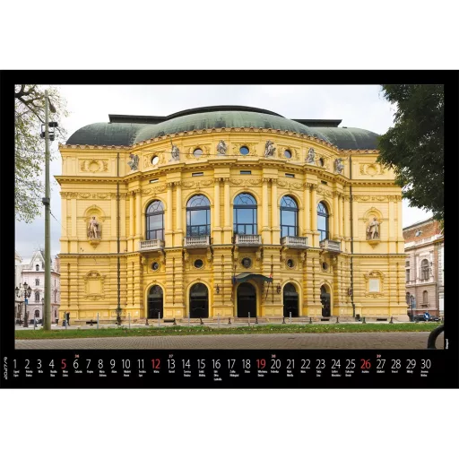 Falinaptár képes 460x320mm, Magyarország Realsystem 2026.