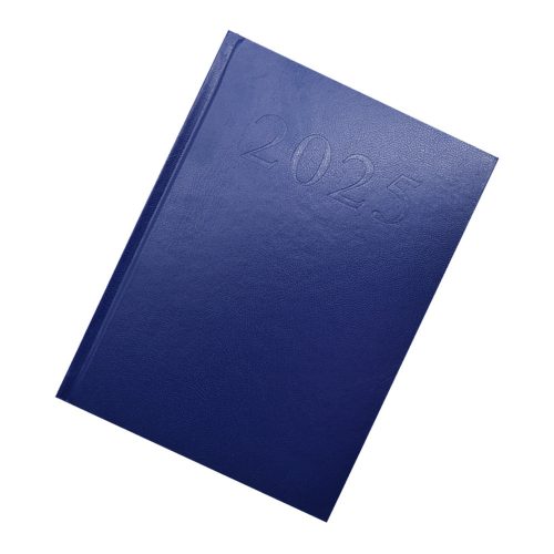 Határidőnapló agenda Standard A/5, napi, fehérlapokkal (kék) 2025. Bluering®