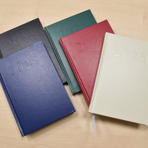 Határidőnapló agenda Standard A/5, napi, fehérlapokkal (kék) 2025. Bluering®