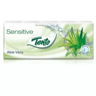 Papír zsebkendő 3 rétegű Aloe Vera 10x10 db/csomag Tento
