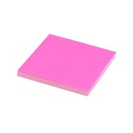   Jegyzettömb static, ragasztó nélkül tapadó 100 lap 75x75 mm neon rózsa