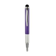 Golyóstoll metál lila test, ZEBRA Stylus Telescopic kék