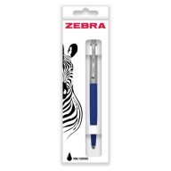   Golyóstoll nyomógombos 0,7mm dobozban kék test, ZEBRA 901 kék