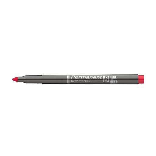 Permanent marker OHP B ICO piros