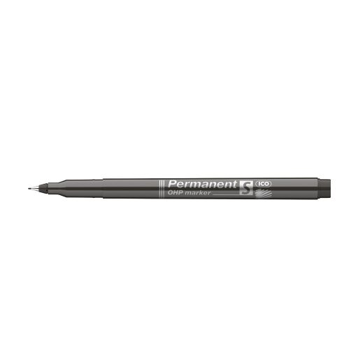 Permanent marker OHP S ICO fekete