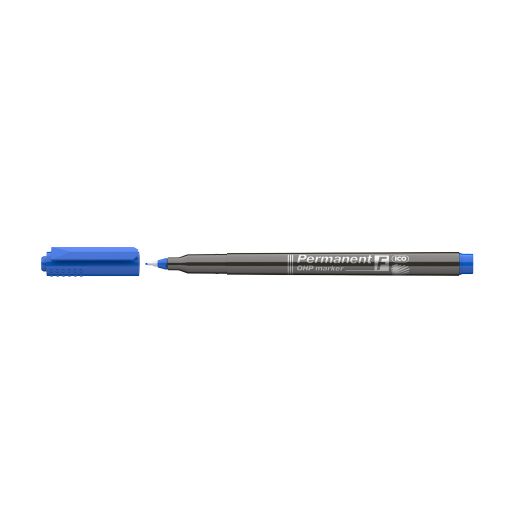 Permanent marker OHP F ICO kék