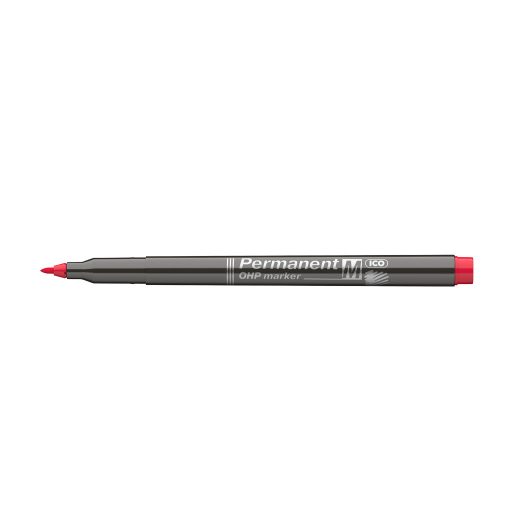 Permanent marker OHP M ICO piros
