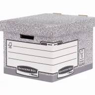   Archiváló konténer, karton, standard, Fellowes® Bankers Box System, 10 db/csomag, 