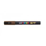 Dekormarker UNI POSCA PC-3M barna