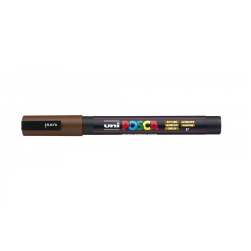 Dekormarker UNI POSCA PC-3M barna