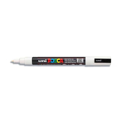 DEKORMARKER 0,9-1,3MM PC-3M FEHÉR UNI POSCA