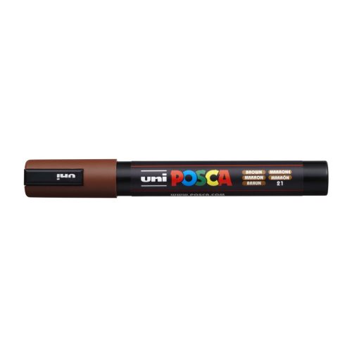 Dekormarker UNI POSCA PC-5M barna