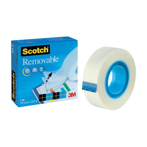 Ragasztószalag eltávolítható 19 mm x 33 m 3M SCOTCH 811