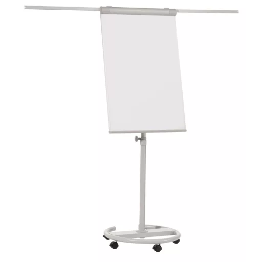 Flipchart tábla 68x105 cm mágneses,2 db segédkarral, 5 görgős gurítható PremiumLine FRANKEN
