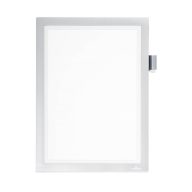   Információs keret A4 mágneses záródás DURAFRAME® NOTE ezüst