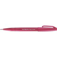   Ecsettoll kalligrafikus hajlékony hegyű SES15C-B2X Pentel Brush Sign Pen burgundi 