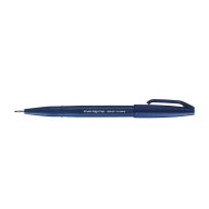   Ecsettoll kalligrafikus hajlékony hegyű SES15C-CAX Pentel Brush Sign Pen tengerkék 