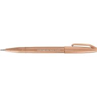   Ecsettoll kalligrafikus hajlékony hegyű SES15C-E2X Pentel Brush Sign Pen világosbarna