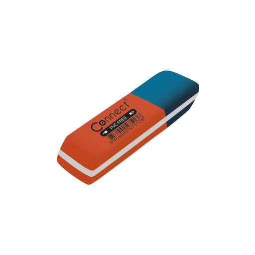 Radír CONNECT piros/kék C-36BR, 36db/ kínáló doboz