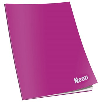 Füzet CONNECT Neon lakk borító, A/4 40+2 lap 80gr papír, vonalas