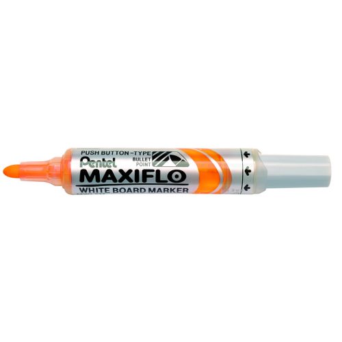 Táblamarker 2,5 mm, kerek, PENTEL MAXIFLO citromsárga