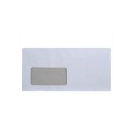   Boríték LC6/5 enyvezett bélésnyomott bal ablakos 35x90mm 114x229mm B20A20 Bluering® fehér