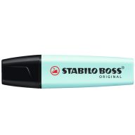   Szövegkiemelő 2-5mm vágott hegyű, STABILO BOSS Pastel 70/113 türkiz
