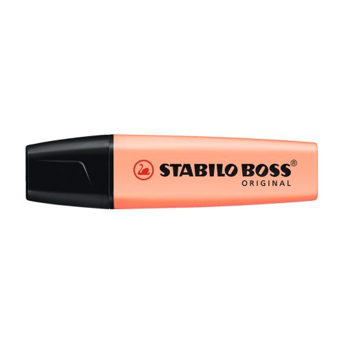 Szövegkiemelő 2-5mm vágott hegyű, STABILO BOSS Pastel 70/126 barack