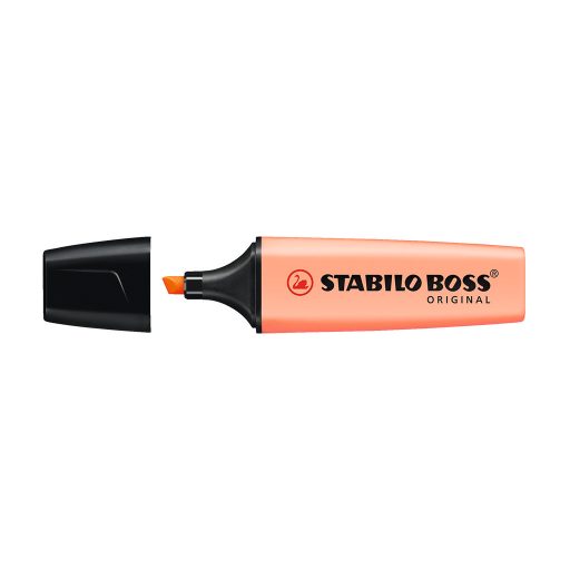 Szövegkiemelő 2-5mm vágott hegyű, STABILO BOSS Pastel 70/126 barack