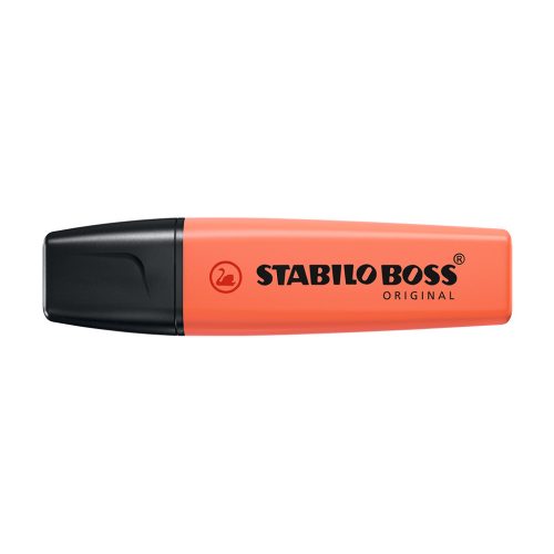 Szövegkiemelő 2-5mm vágott hegyű, STABILO BOSS Pastel 70/140 korall