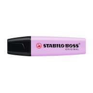   Szövegkiemelő 2-5mm vágott hegyű, STABILO BOSS Pastel 70/155 orgona