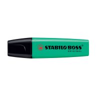   Szövegkiemelő 2-5mm vágott hegyű, STABILO BOSS 70/51 türkiz