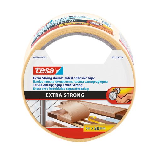Ragasztószalag kétoldalas, extra erős 50mmX5m TESA