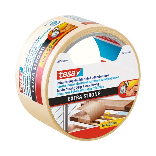Ragasztószalag kétoldalas, extra erős 50mmX5m TESA