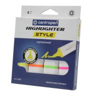   Szövegkiemelő CENTROPEN 6252 vágott 1-4,6 mm 4db-os készlet neon