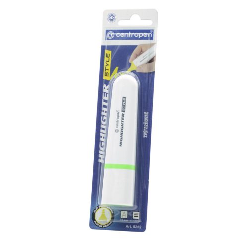 Szövegkiemelő CENTROPEN 6252 vágott végű 1-4,6 mm neon zöld