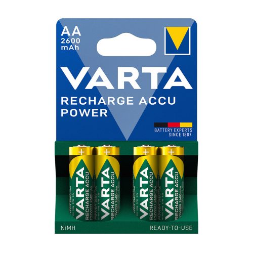 Elem tölthető akku AA ceruza 2600 mAH power 4db/csomag VARTA