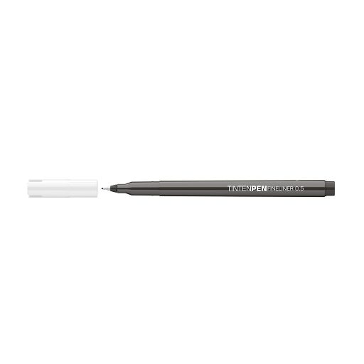 Tűfilc 0,5mm kerek test, vízbázisú, Tinten Pen ICO fekete 