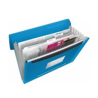Harmonikamappa A4 PP 6 rekeszes ESSELTE VIVIDA kék