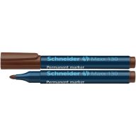   Permanent marker 1-3 mm kerek végű SCHNEIDER Maxx 130 barna