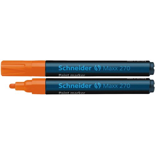 Lakkmarker 1-3 mm SCHNEIDER Maxx 270 narancssárga