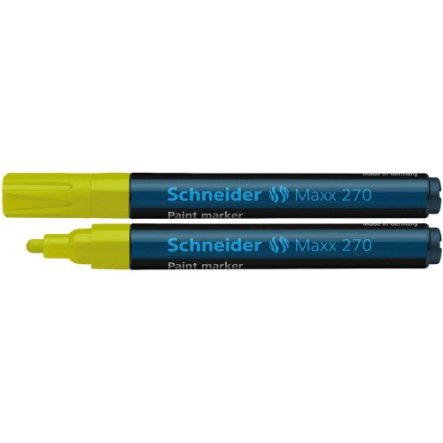 Lakkmarker 1-3 mm SCHNEIDER Maxx 270 sárga